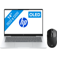 Koop HP OmniBook 7 OLED Copilot+ PC 14-fr0970nd + HP 700 Oplaadbare Draadloze Muis